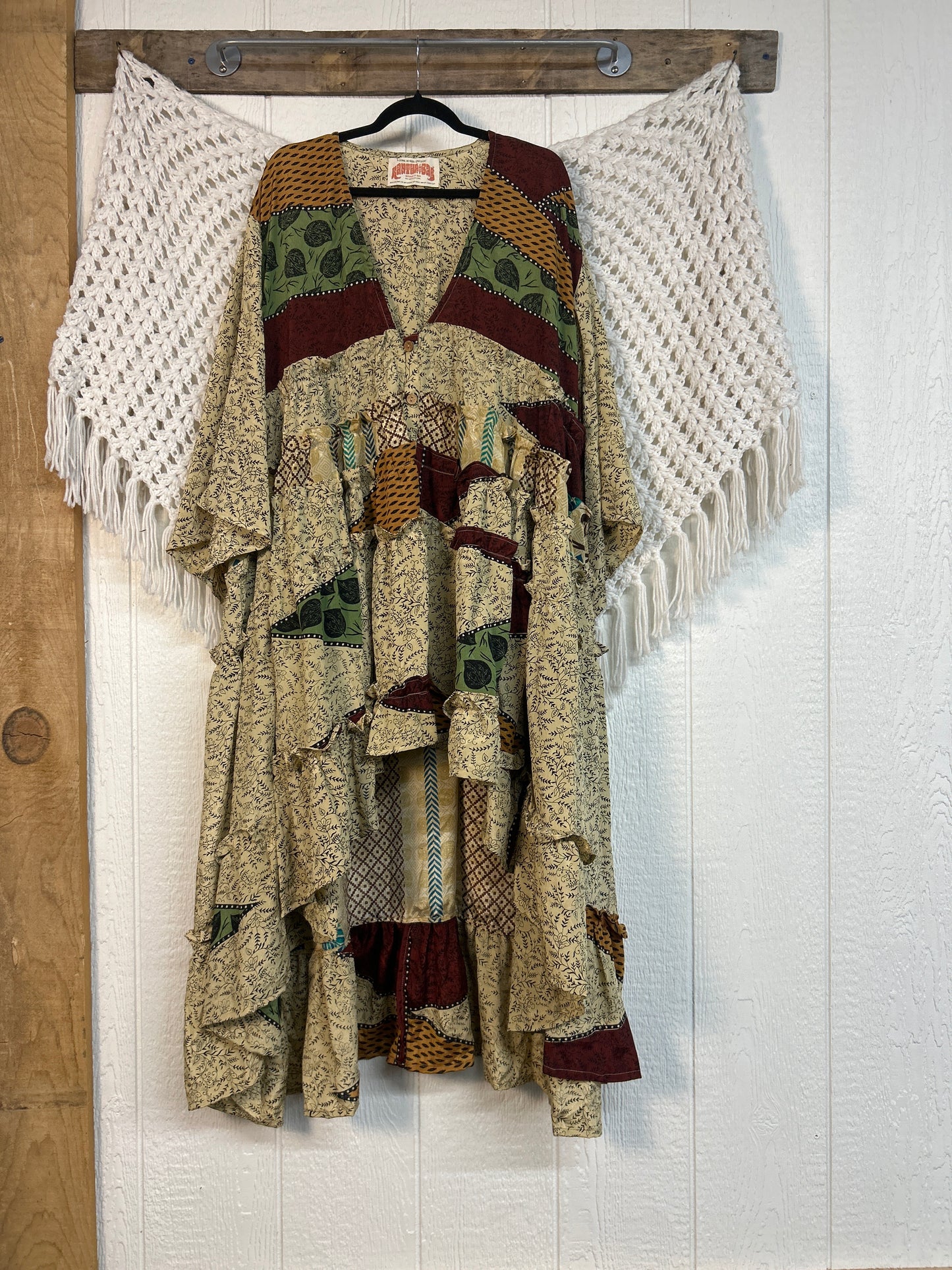 Rasgulla Sari Rhiannon Kimono 0826 090