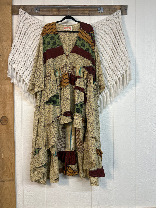 Rasgulla Sari Rhiannon Kimono 0826 090