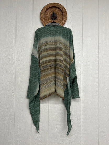 Crepe Sari Nirvana Button Down 1125 235