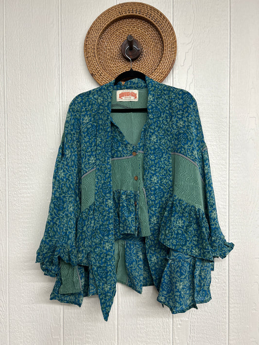 Crepe Sari Wild Rose Top 1225 136