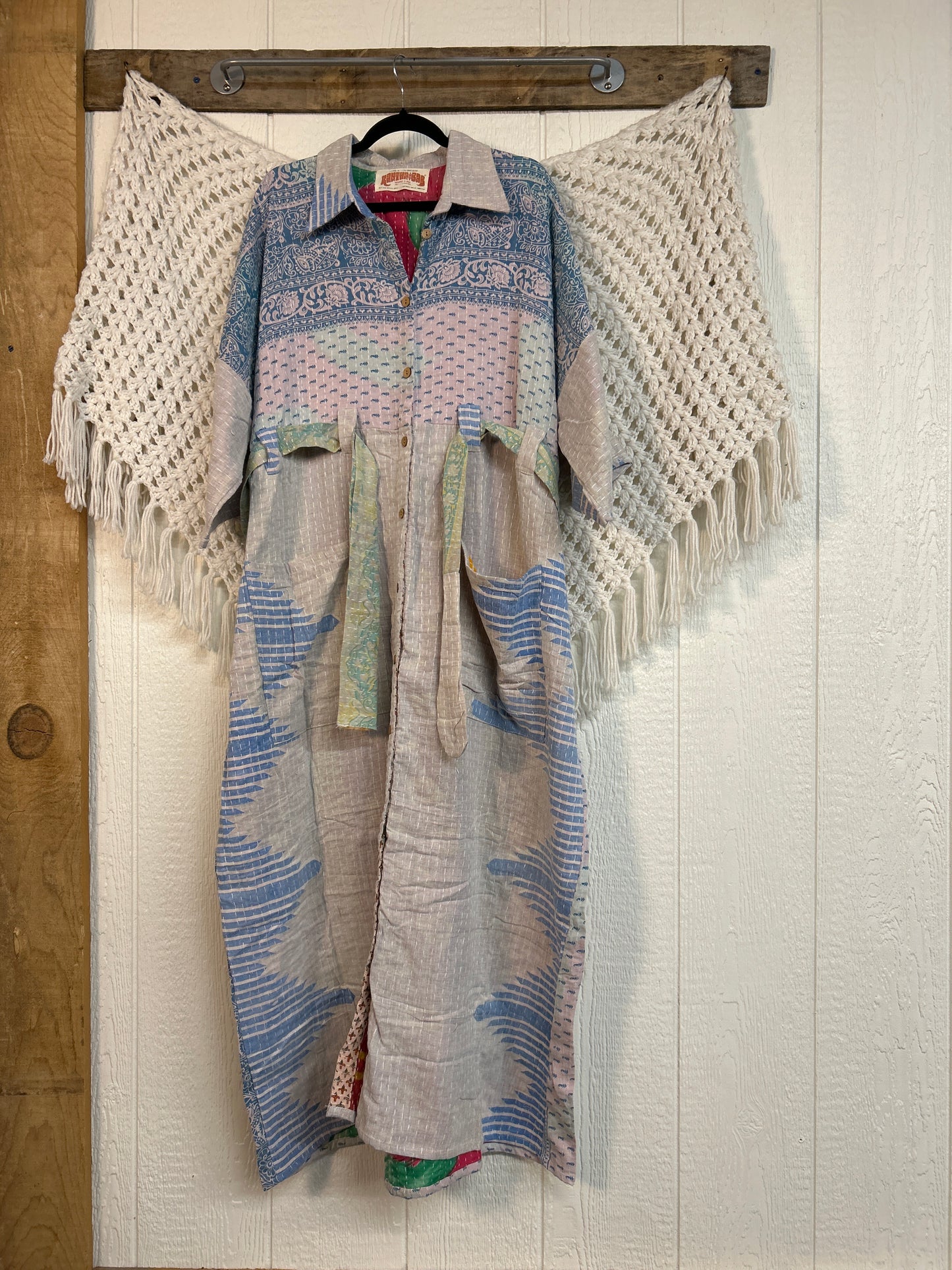 Pareo Kantha Gravity Duster Dress 0226 140