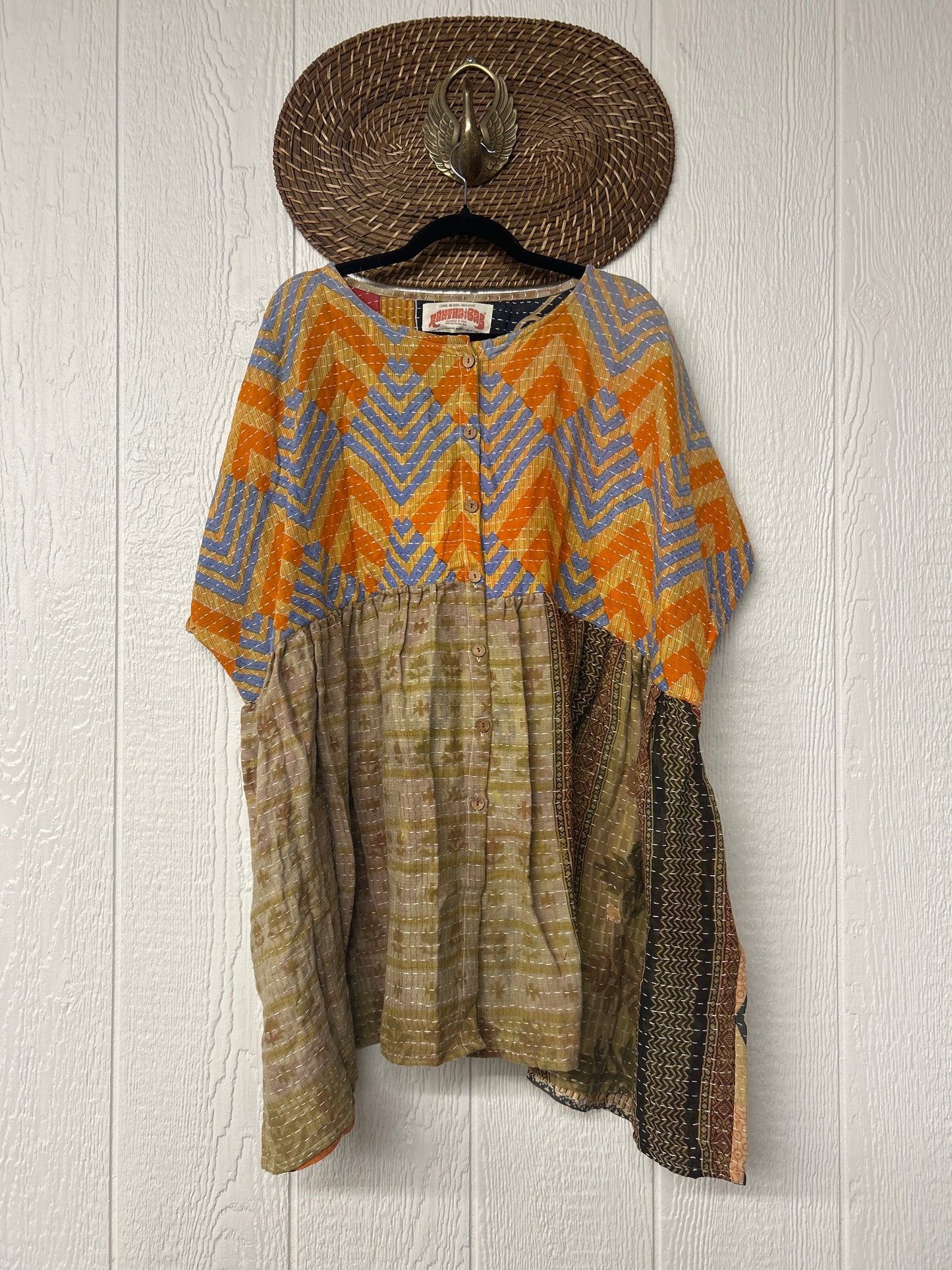 Pareo Kantha Daydreamer Button Down Mini 1225 083