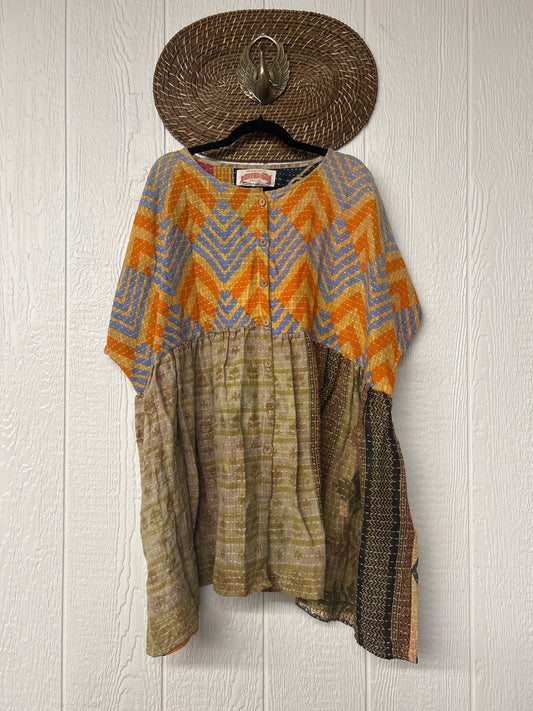 Pareo Kantha Daydreamer Button Down Mini 1225 083