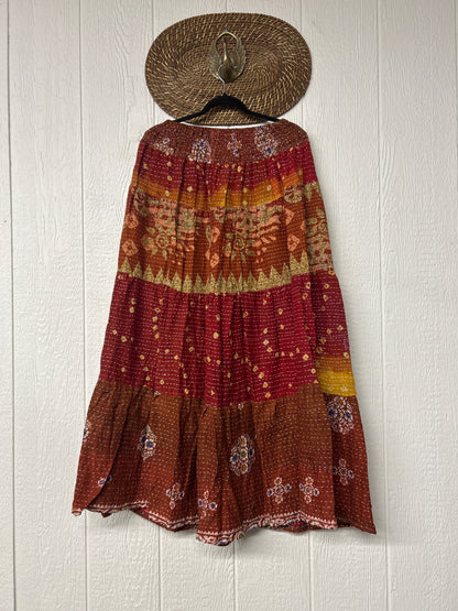 RETAIL Pareo Kantha Lotus Maxi Skirt 0826 101