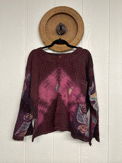 Pareo Kantha Wanderer Pocket Crop Top 0526 007
