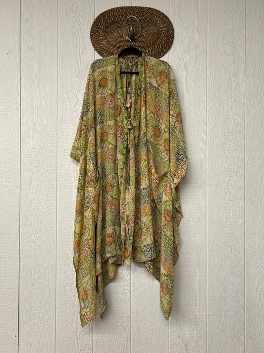 Crepe Sari Orchid Kimono 0626 143