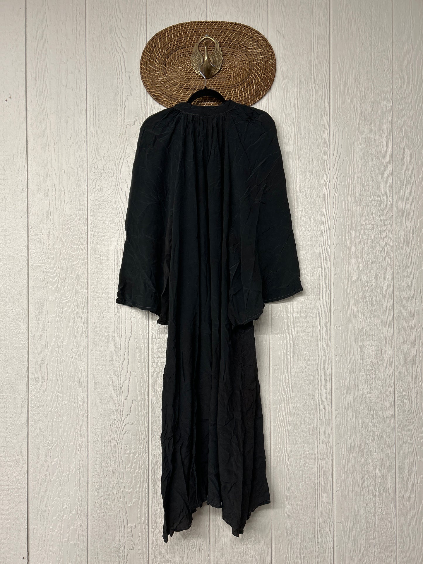 Crepe Sari Woodstock Duster Dress 0526 006