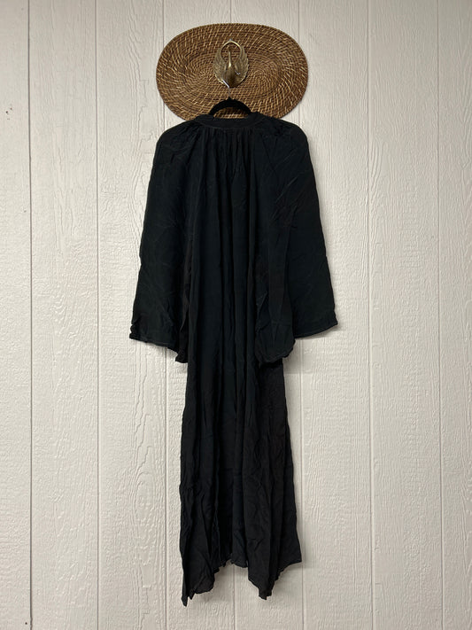 Crepe Sari Woodstock Duster Dress 0526 006