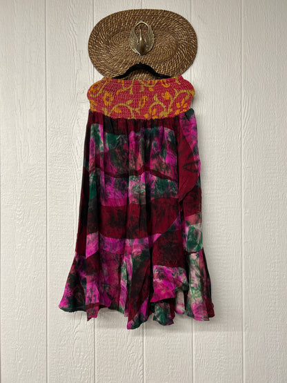 Crepe Sari Inner Peace Wrap Skirt 0626 026