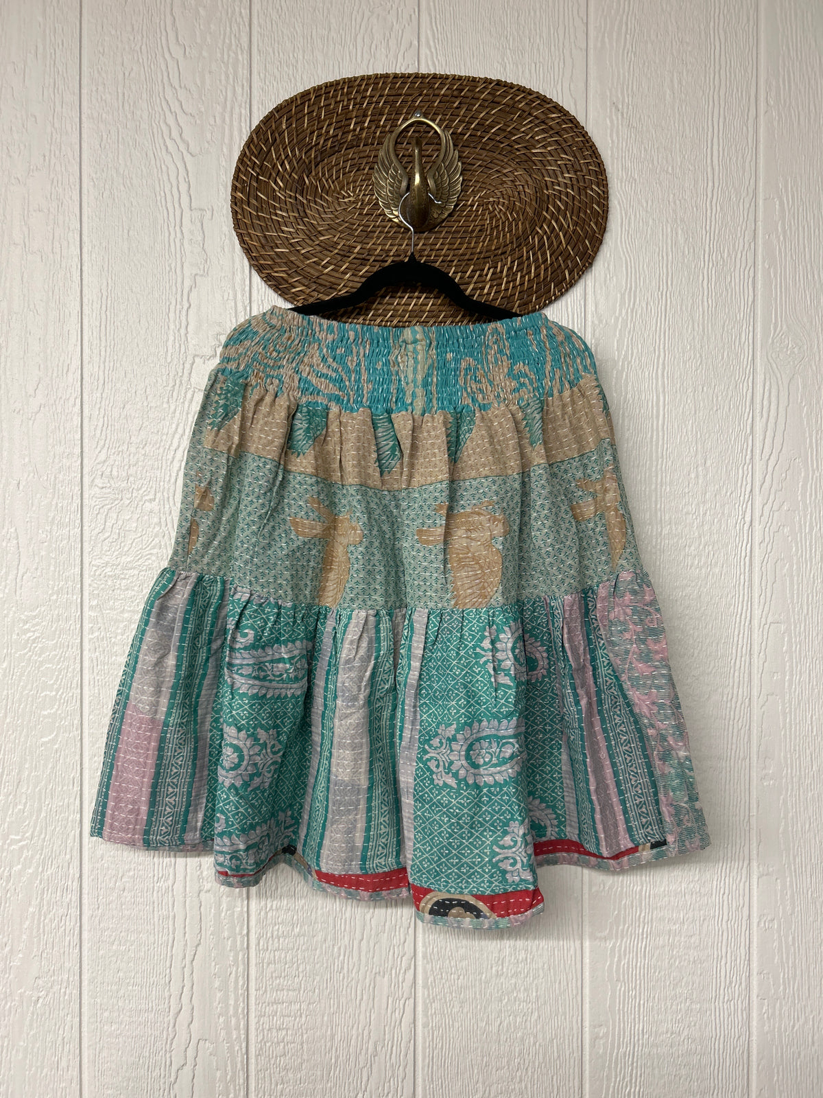 Pareo Kantha Meadow Skirt 0826 255