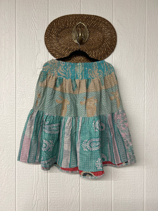 Pareo Kantha Meadow Skirt 0826 255