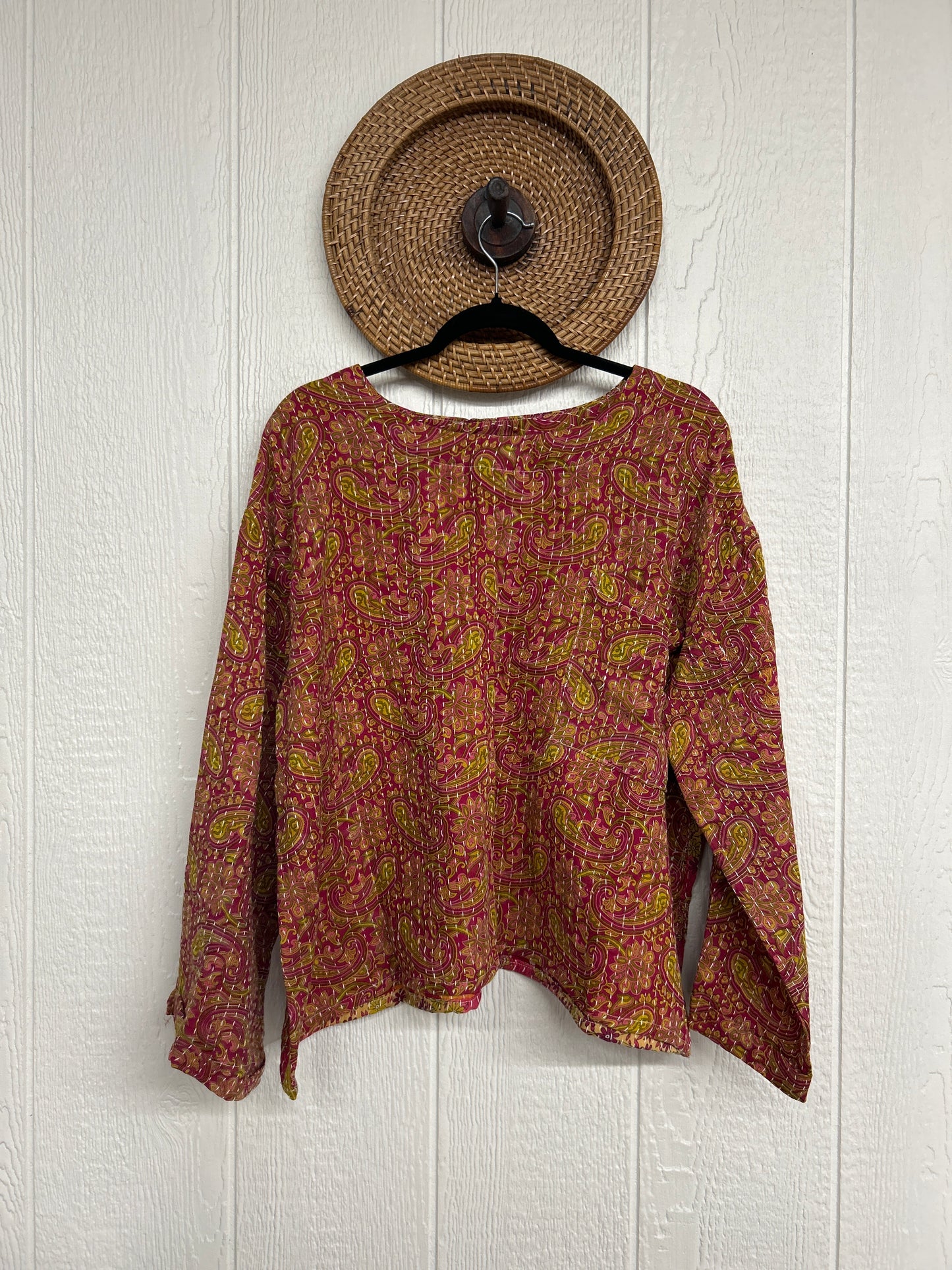 Pareo Kantha Wanderer Pocket Crop Top 0226 010