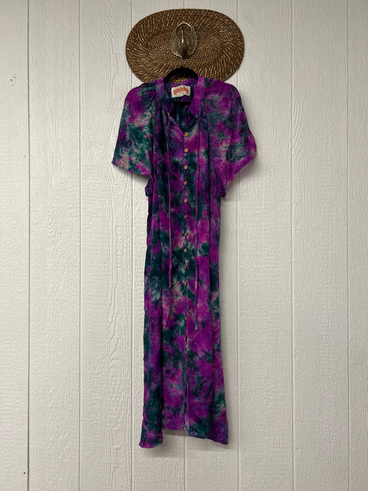 Crepe Sari Summer Woodstock Duster 0626 175