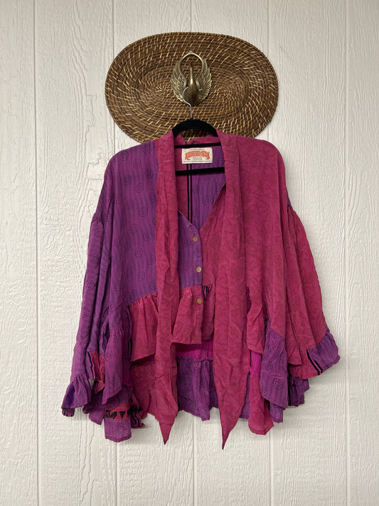 Crepe Sari Wild Rose Top 1225 188