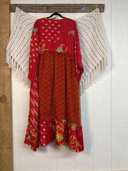 Rasgulla Sari Rhiannon Kimono 0826 134