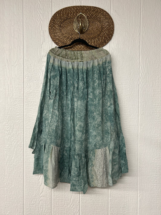 Crepe Sari Dahlia Skirt 1026 130