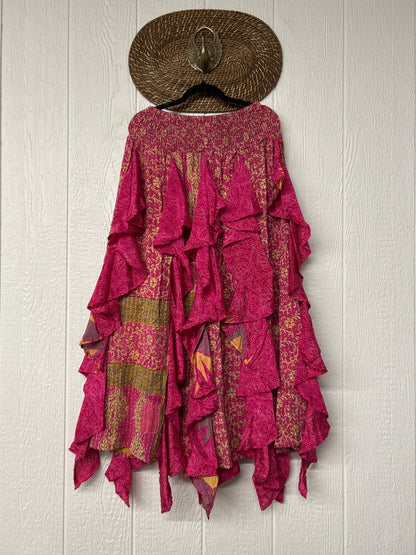 Pareo Kantha Willow Maxi Skirt 0826 107