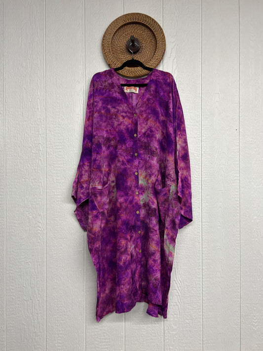 Crepe Sari Gaia Duster Dress 0426 139