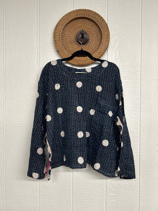 Pareo Kantha Wanderer Pocket Crop Top 0226 034