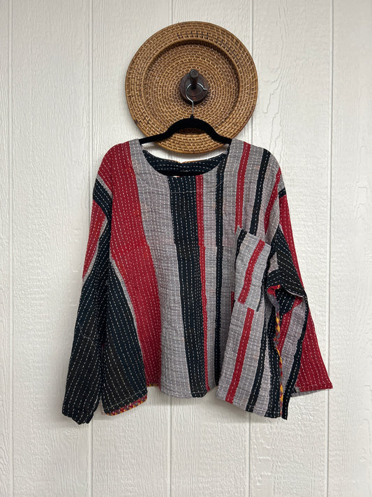 Pareo Kantha Wanderer Pocket Crop Top 0226 061