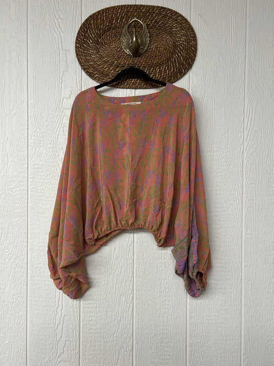 Crepe Sari Luna Crop Top 0126 269