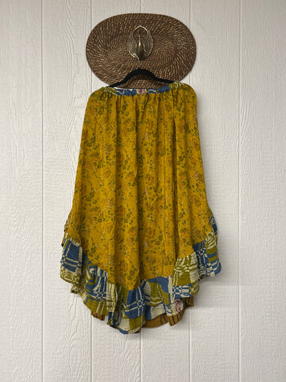 Crepe Wild Rose Skirt 1025 187