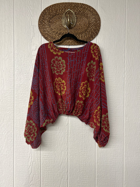 Crepe Sari Luna Crop Top 0126 164