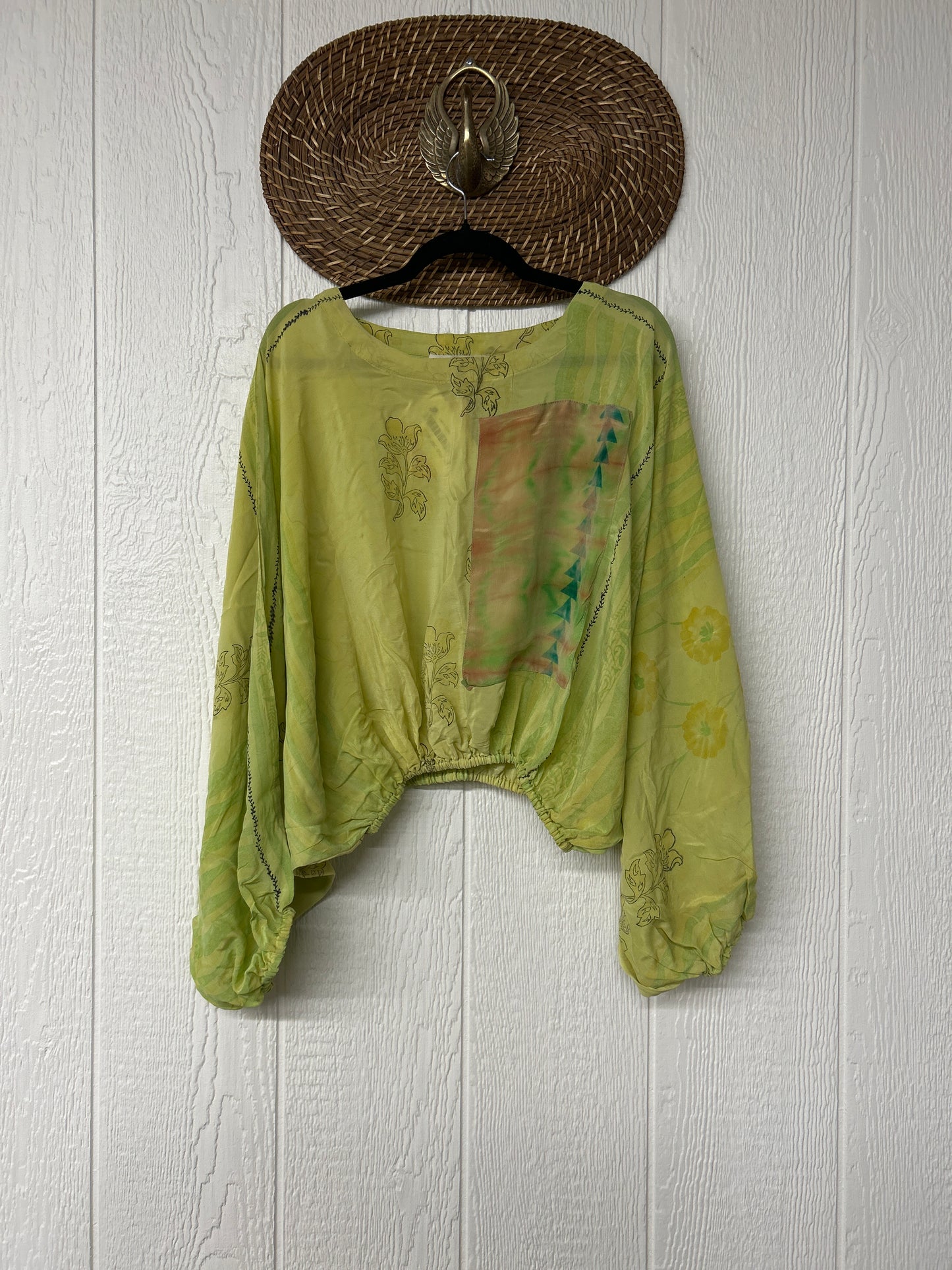 Crepe Sari Luna Crop Top 0126 232