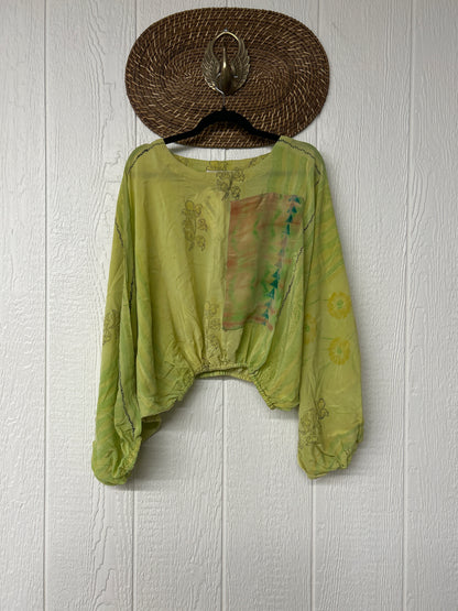 Crepe Sari Luna Crop Top 0126 232