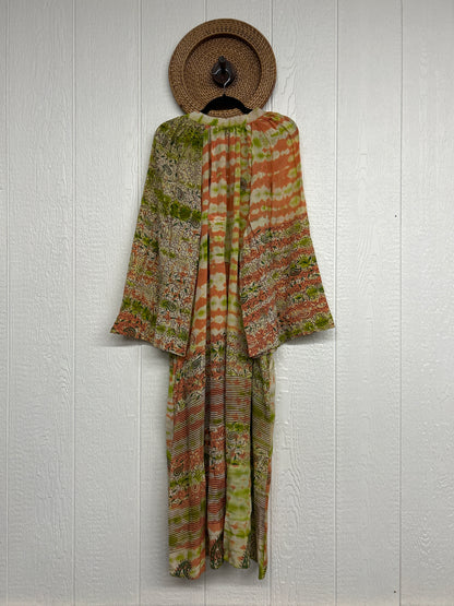 Crepe Sari Woodstock Duster Dress 0226 171