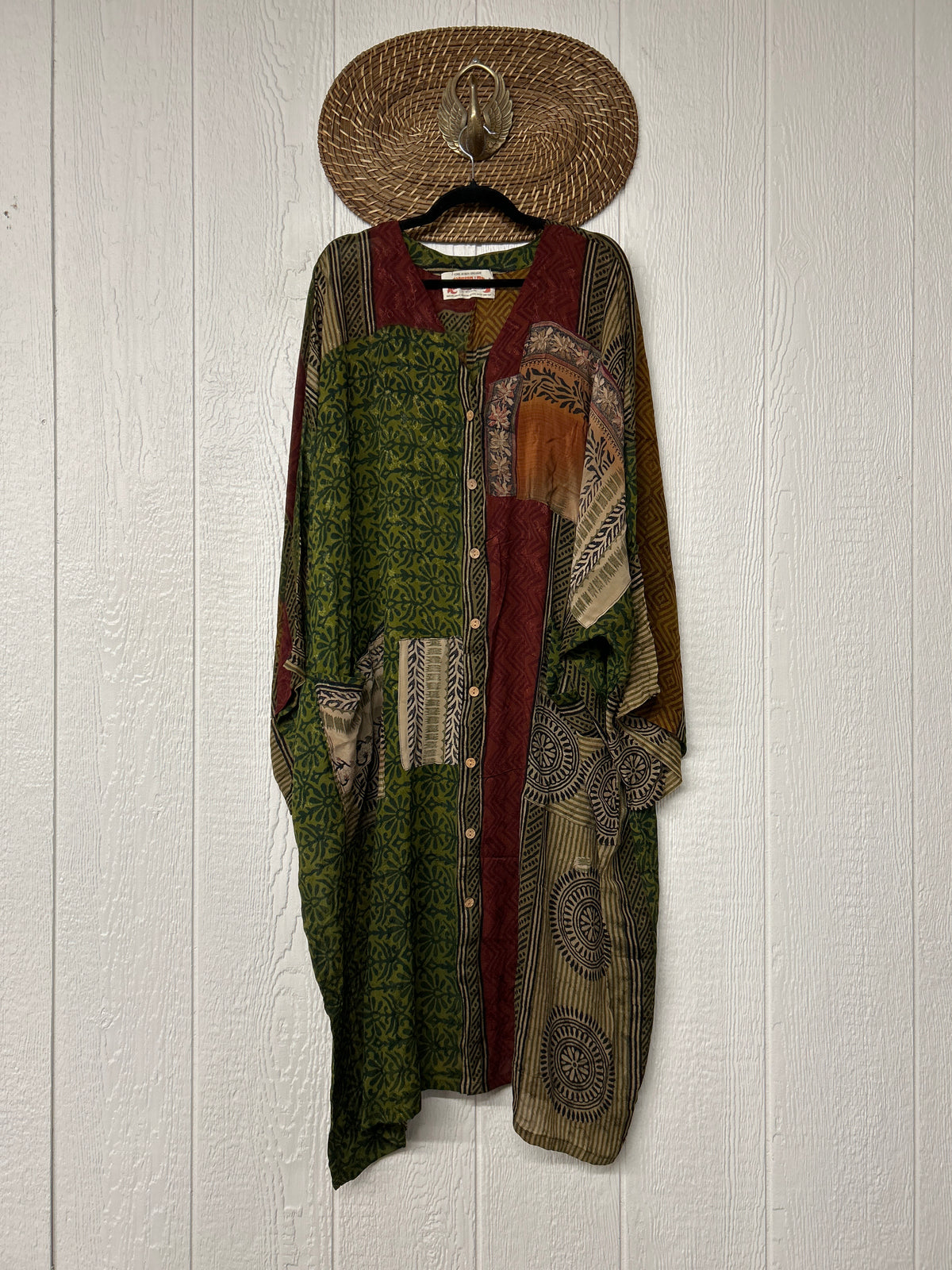 Crepe Sari Gaia Duster Dress 0826 126