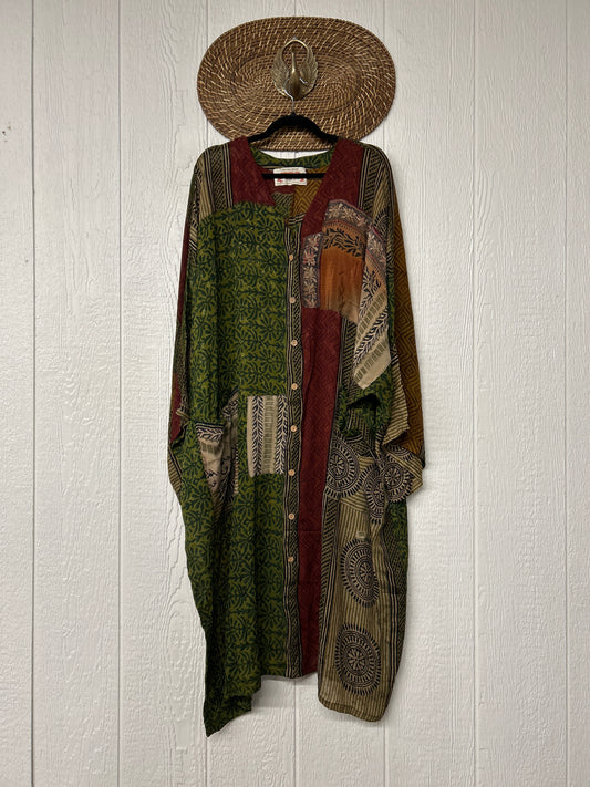Crepe Sari Gaia Duster Dress 0826 126