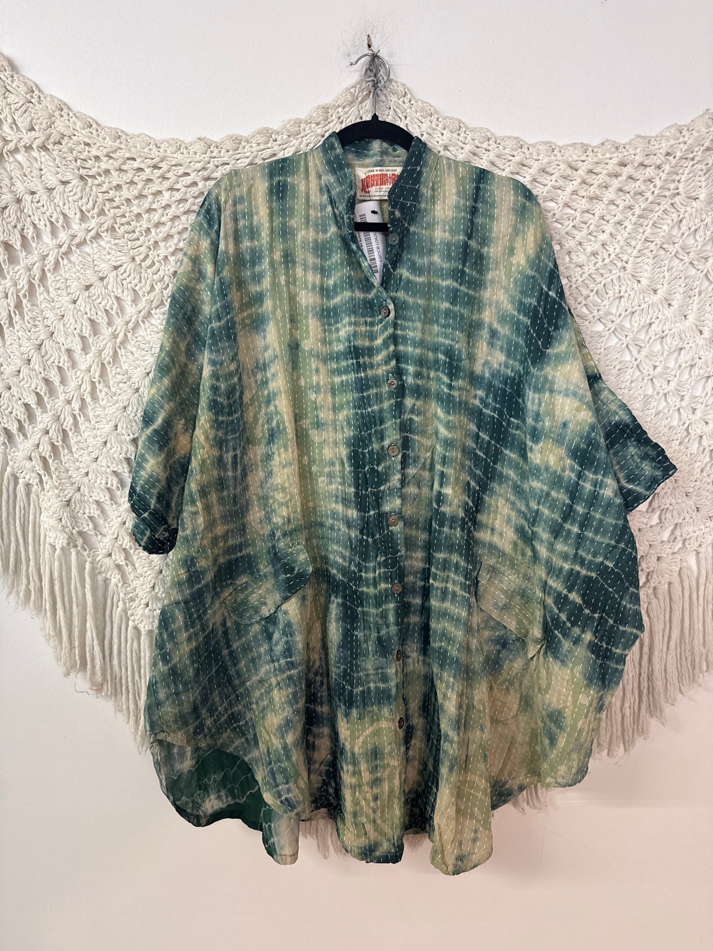 Pareo Kantha Free To Be Button-Down L0626 002