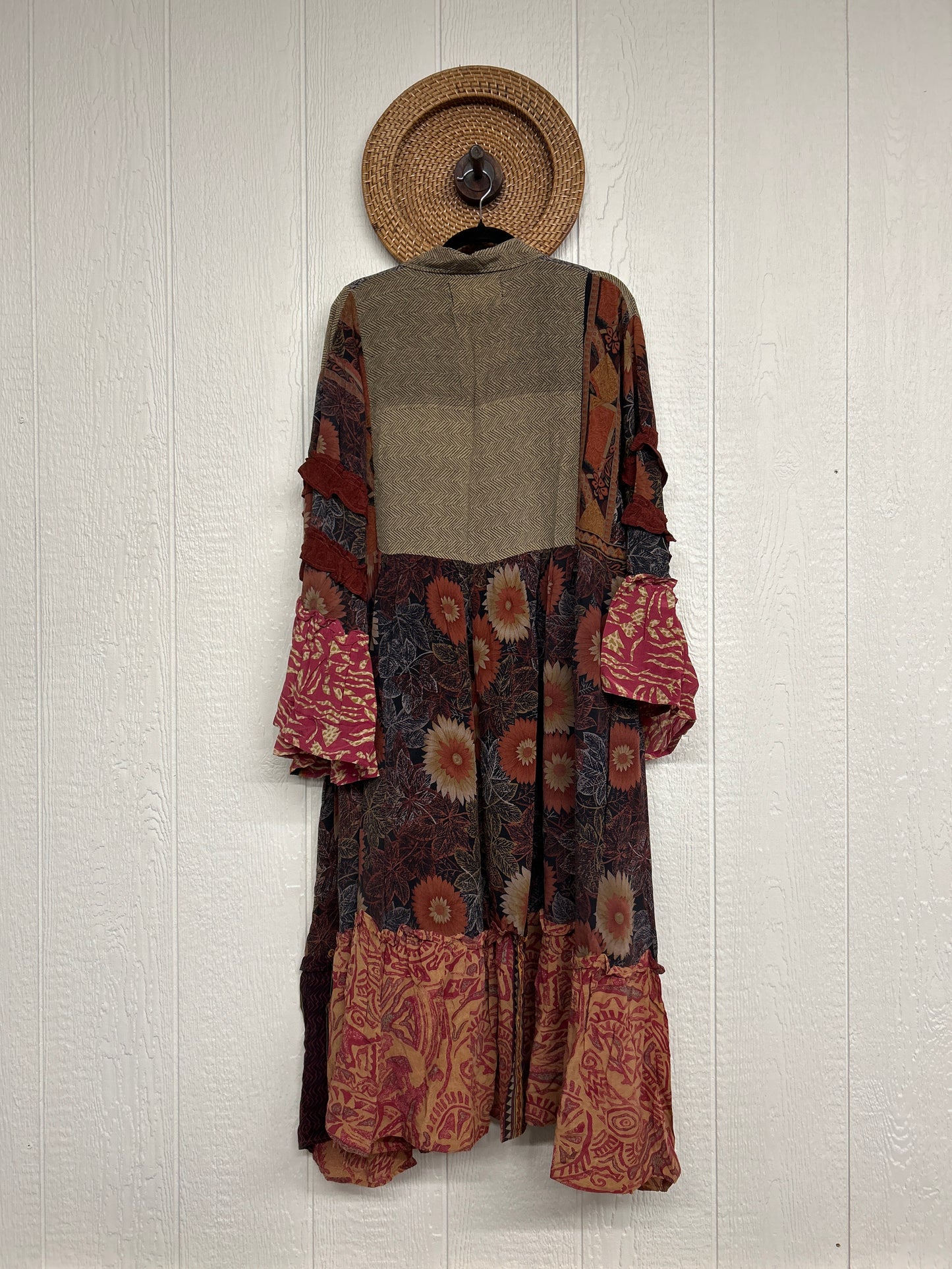 Crepe Sari Rhiannon Duster Dress 0226 142