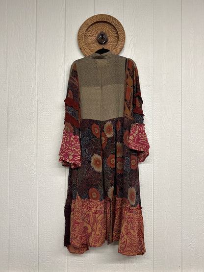 Crepe Sari Rhiannon Duster Dress 0226 142