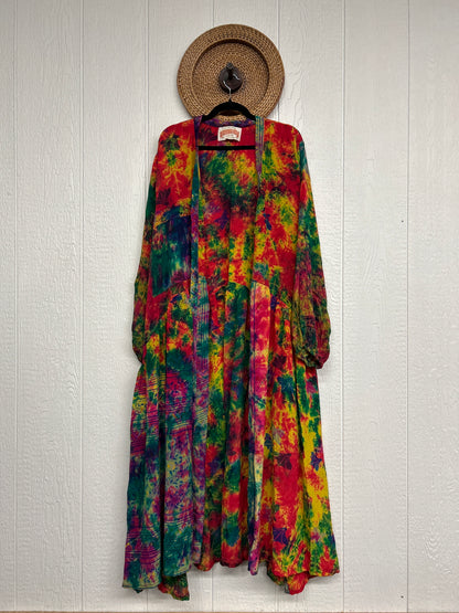Crepe Sari Evermore Kimono 1026 029