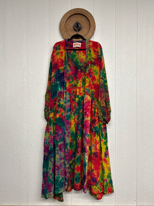 Crepe Sari Evermore Kimono 1026 029
