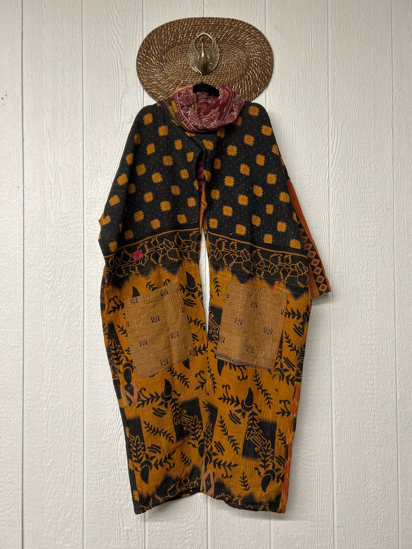 Fine Kantha Cowl Split Pullover 1225 093