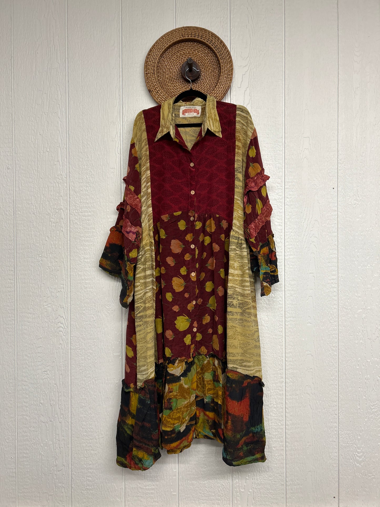 Crepe Sari Rhiannon Duster Dress 0226 141