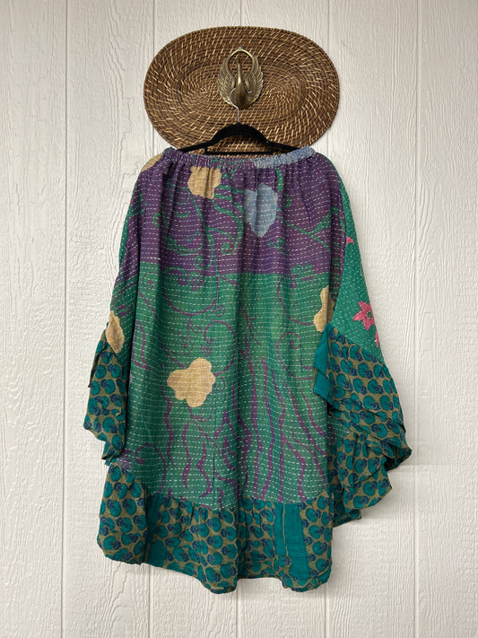 Pareo Kantha Wild Rose Skirt 0426 077