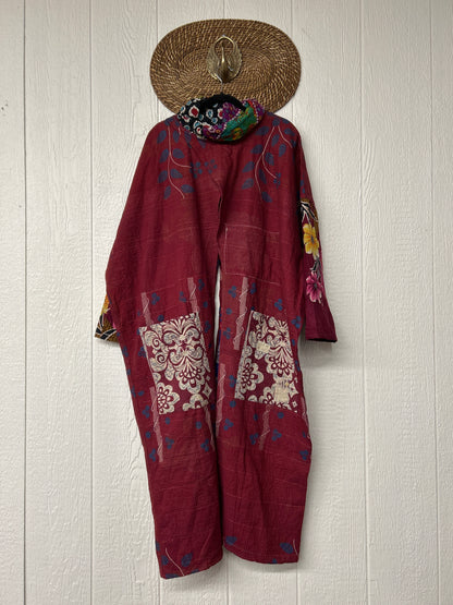 Fine Kantha Cowl Split Pullover 1225 067