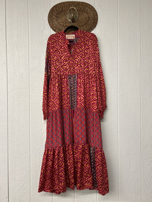 Rasgulla Sari Luminous Maxi Dress 0226 126