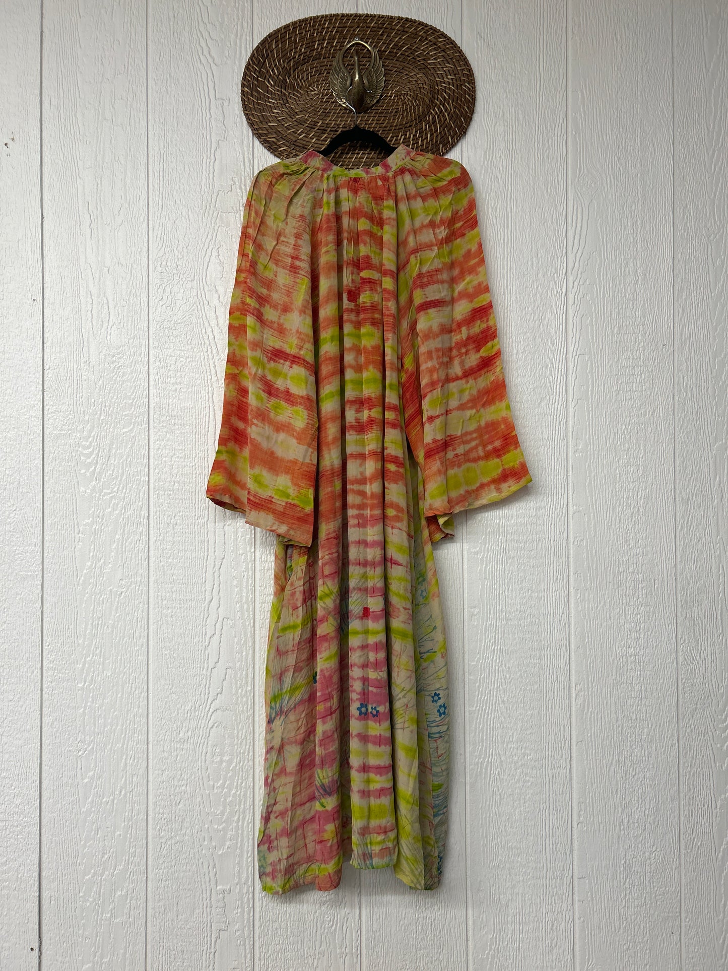 Crepe Sari Woodstock Duster Dress 0226 128