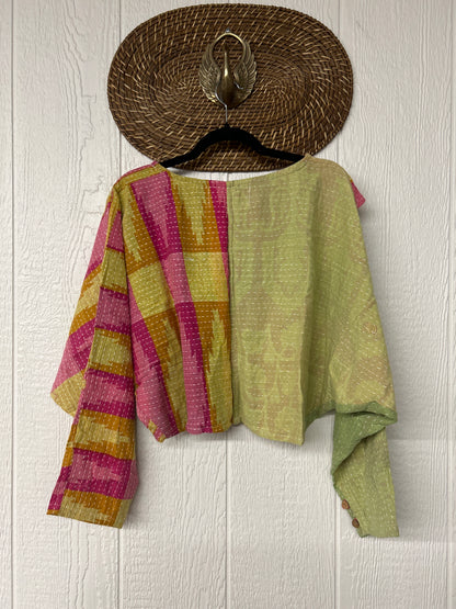 Pareo Kantha In Bloom Cropped Pullover 0326 241