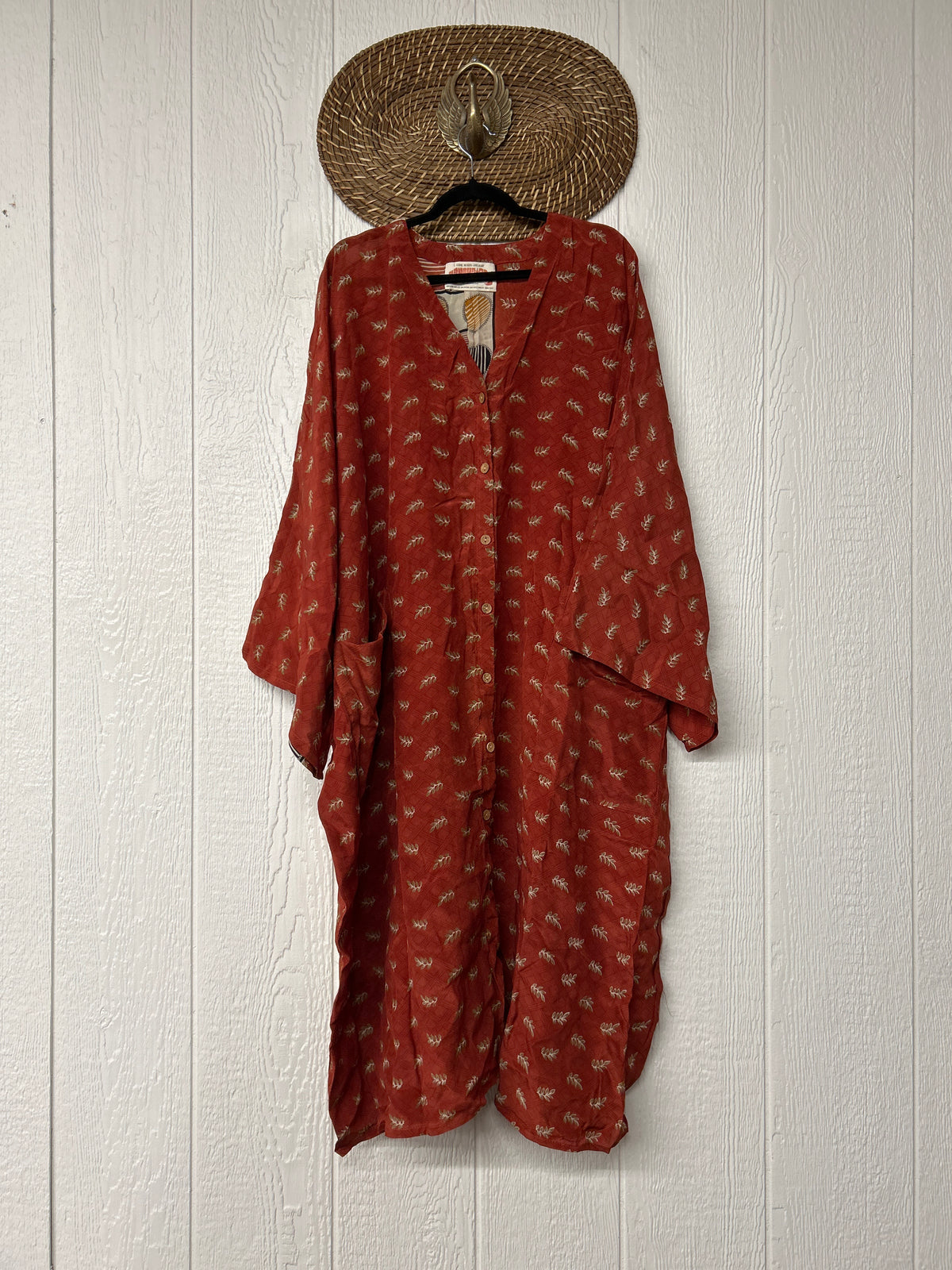 Crepe Sari Gaia Duster Dress 0826 077