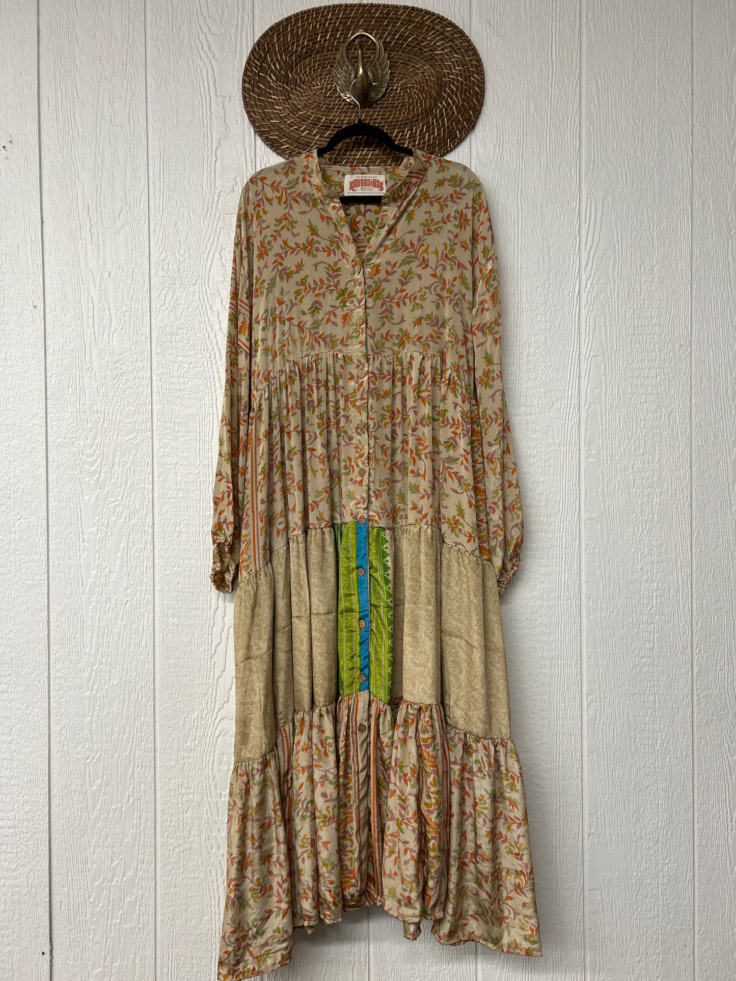 Rasgulla Sari Luminous Maxi Dress 0226 078