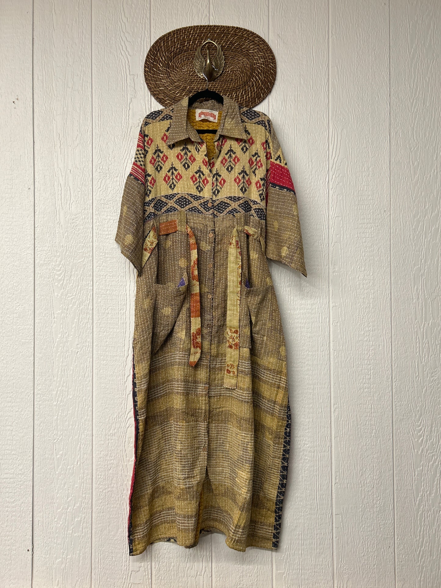 Pareo Kantha Gravity Duster Dress 0226 212