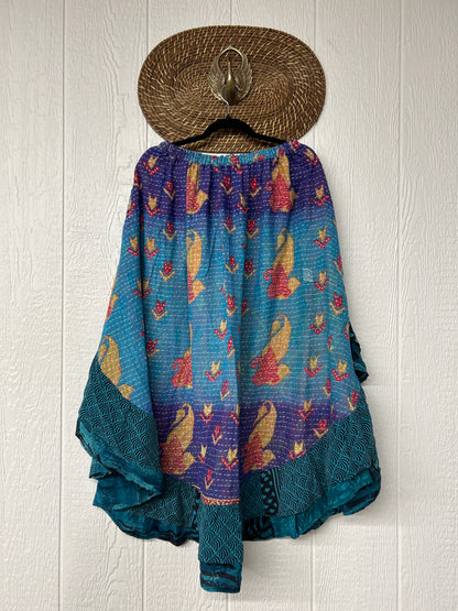 Pareo Kantha Wild Rose Skirt 0426 228