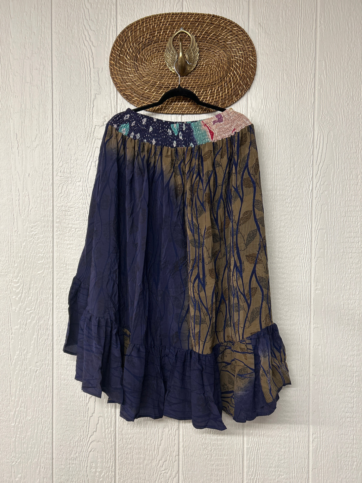 Crepe Sari Dahlia Skirt 1026 104