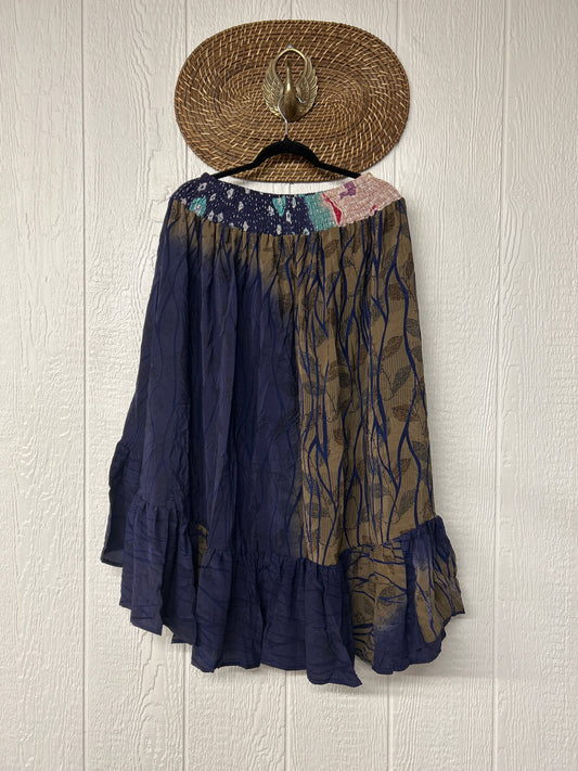 Crepe Sari Dahlia Skirt 1026 104
